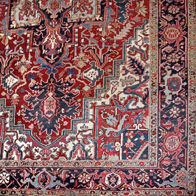 Lot 575 - Heriz Carpet Northwest Persia, circa 1925 The...