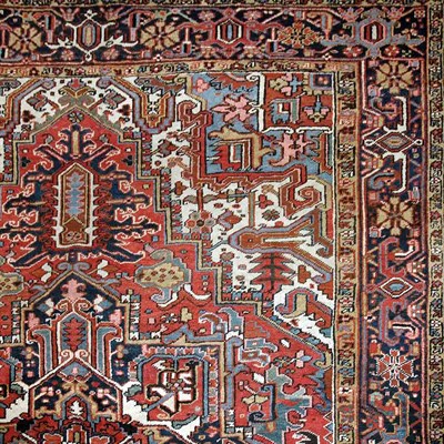 Lot 579 - Heriz Carpet Northwest Persia, circa 1925 The...