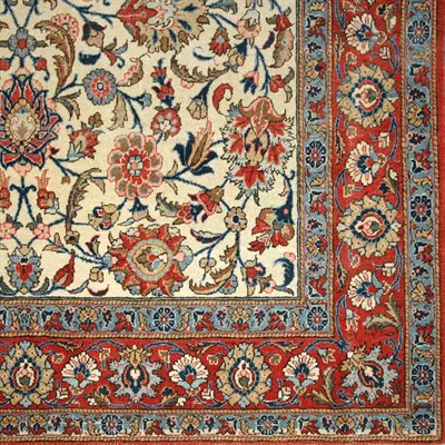 Lot 442 - Qum Rug Central Iran, mid 20th century The...