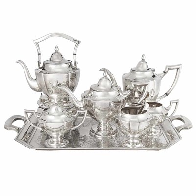 Lot 158 - Sterling Silver Coffee and Tea Service...