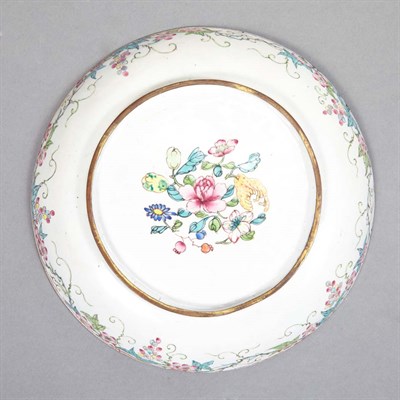 Lot 484 - Chinese Enamel Dish 19th Century Of shallow...