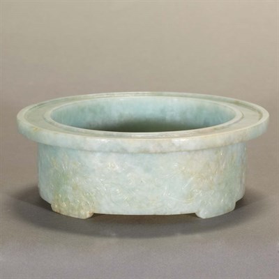 Lot 118 - Chinese Celadon Jade Brushwasher 19th Century...