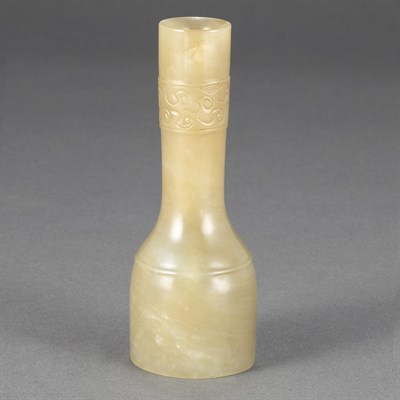 Lot 117 - Chinese Celadon Jade Jos Stick Holder 18th...
