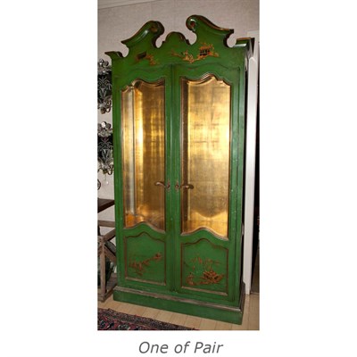 Lot 218 - Pair of George II Style Chinoiserie Decorated...