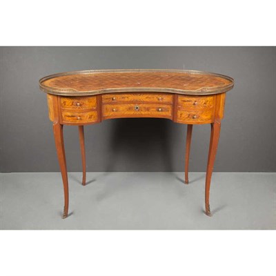 Lot 369 - Louis XVI Style Gilt-Metal Mounted Parquetry...