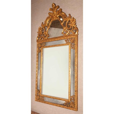 Lot 372 - Louis XVI Style Painted Wood Mirror 20th...