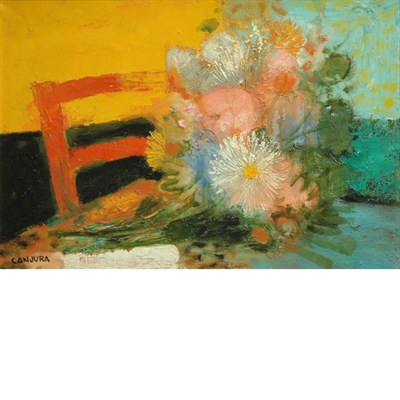 Lot 28 - Noe Canjura French, 1925-1973 Fleurs des...