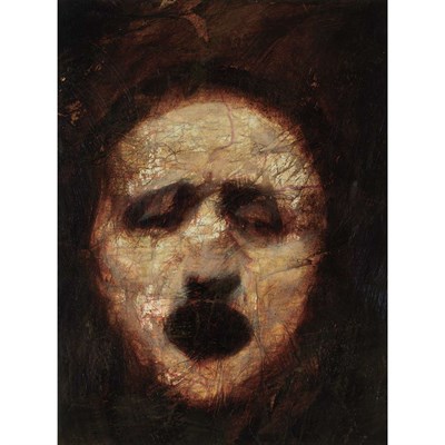 Lot 76 - Ken Currie Scottish, b. 1960 Study For a Head...