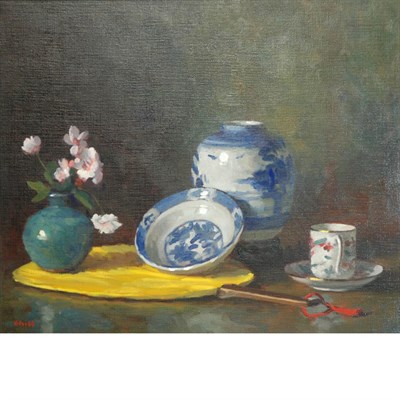 Lot 55 - Gregory Hull American, b. 1950 (i) Still Life...