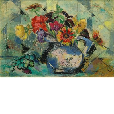 Lot 51 - Lena Gurr American, 1897-1992 Garden Flowers...