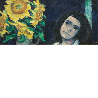 Lot 58 - Mervin Jules American, 1912-1994 Girl and...