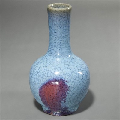 Lot 308 - Chinese Junyao Bottle Vase 19th Century The...