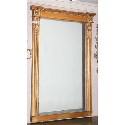 Lot 398 - Neoclassical Style Gilt-Wood Mirror Height 68...