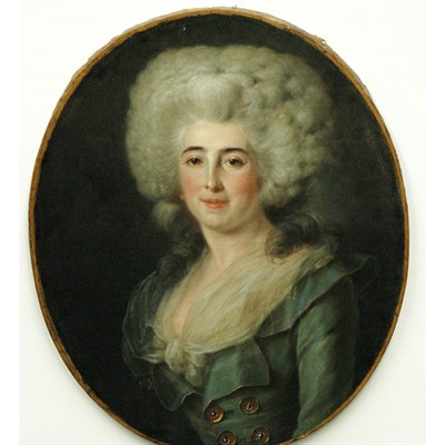 Lot 95 - Follower of Francois-Hubert Drouais Portrait...