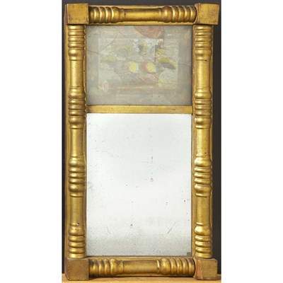 Lot 1270 - Classical Gilt-Wood and Eglomise Mirror Mid...