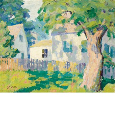 Lot 83 - Jan Matulka American/Czech, 1890-1972 Cottages...
