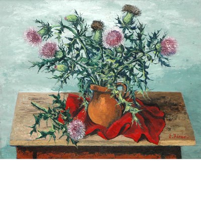 Lot 47 - Ernest Fiene American, 1894-1965 Still Life...