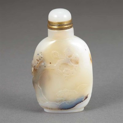 Lot 200 - Chinese Agate Snuff Bottle 19th Century Of...