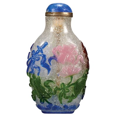 Lot 168 - Chinese Colored Glass Snuff Bottle 19th...
