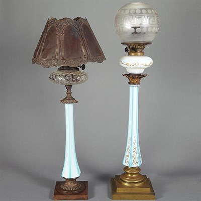 Lot 1595 - Group of Three American Gilt Decorated Milk...