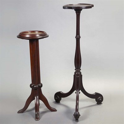 Lot 1361 - American Carved Mahogany Plant Stand Mid 19th...