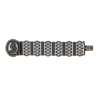 Lot 1230 - Berlin Steel and Iron Bracelet Mid 19th...