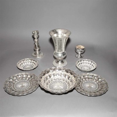 Lot 1215 - Group of Mercury Glass Articles 19th Century...