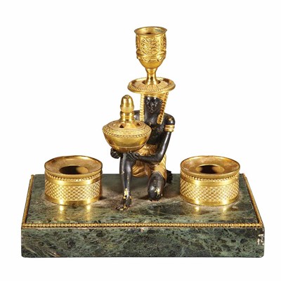 Lot 1218 - Egyptian Revival Style Gilt and...