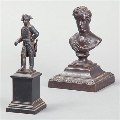 Lot 1569 - Bronze Bust of Napoleon After Canova, 19th...