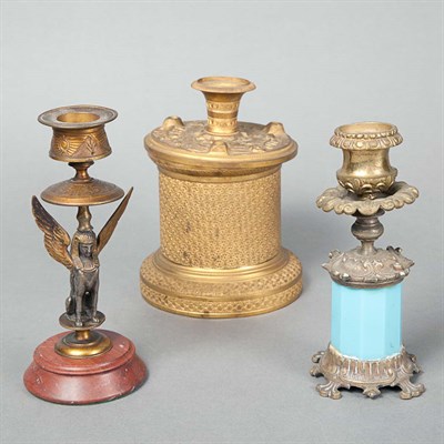 Lot 1450 - Group of Gilt-Bronze Desk Articles Late 19th...
