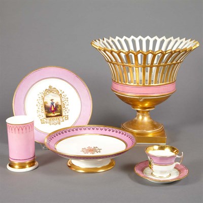 Lot 1399 - Paris Porcelain Partial Dessert Service...