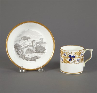 Lot 1477 - Group of Ten English Porcelain Cabinet Cups...