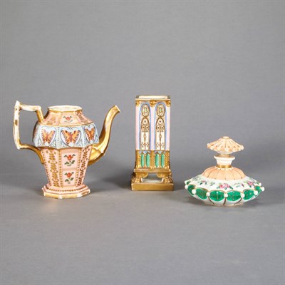 Lot 1356 - Group of Paris Porcelain Articles 19th Century...