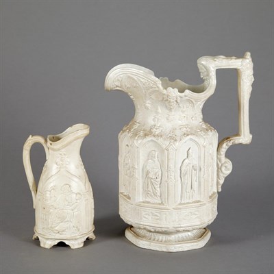 Lot 1293 - English Gothic Revival Ironstone Apostles Jug...