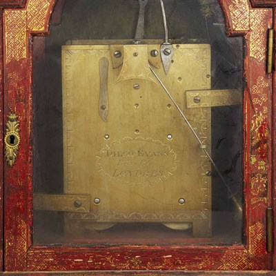 Lot 330 - George III Gilt-Brass Mounted Red Japanned...
