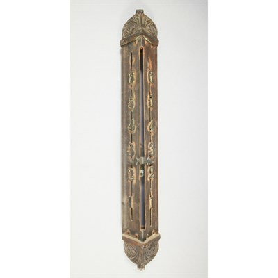 Lot 1617 - Cast Iron Elevator Floor Indicator Length 25...