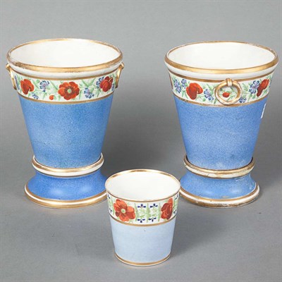 Lot 1251 - Pair of French Porcelain Jardinieres and a...