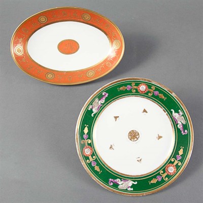 Lot 1311 - Two French Porcelain Cabinet Plates Paris,...
