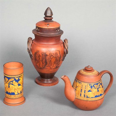 Lot 1553 - Group of English Pottery Articles 19th Century...