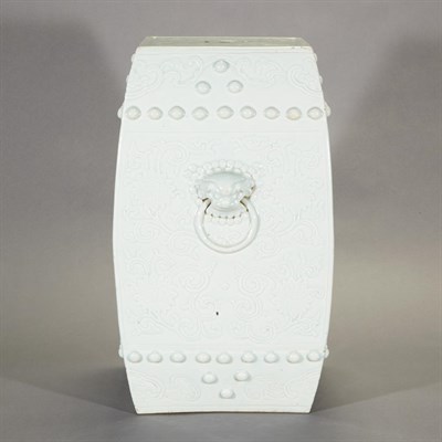 Lot 369 - Chinese Celadon Glazed Porcelain Garden Stool...