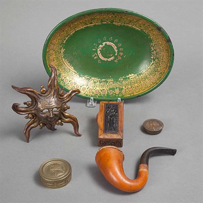 Lot 1335 - Group of Six Cabinet Curiosities Comprising a...