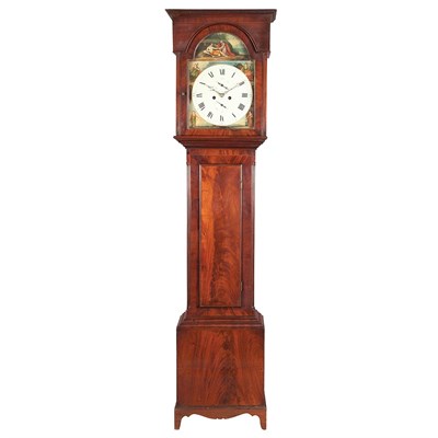 Lot 553 - Irish Mahogany Tall Case Clock Height 7 feet 3...