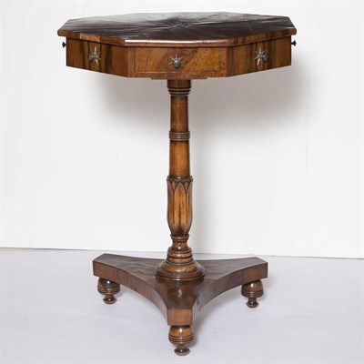 Lot 511 - William IV Walnut Side Table Height 29 inches,...