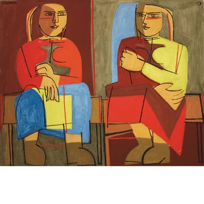 Lot 188 - Luis Seoane Argentine, 1910-1979 Mujeres...