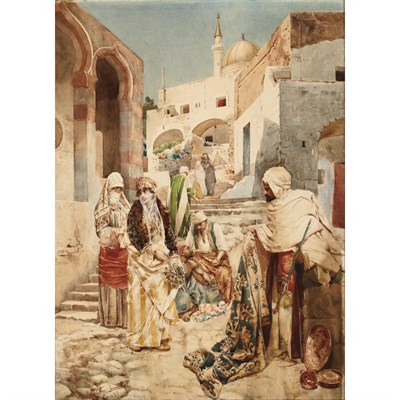 Lot 2 - Ettore Simonetti Italian, 1857-1909 The Rug...