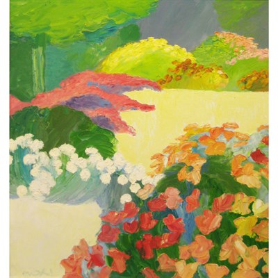 Lot 78 - Roger Muhl French, 1929-2008 Jardin Signed...