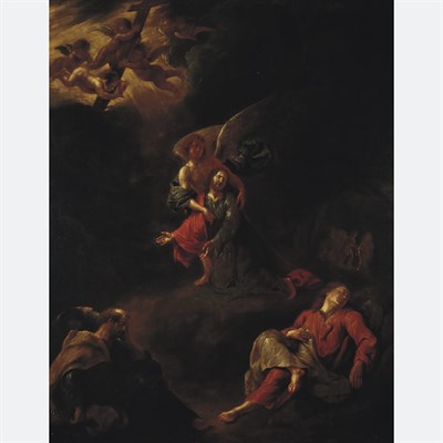 Lot 1 - Attributed to Leonard Bramer Christ in the...