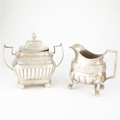 Lot 1582 - American Coin Silver Tea Service John Wesley...