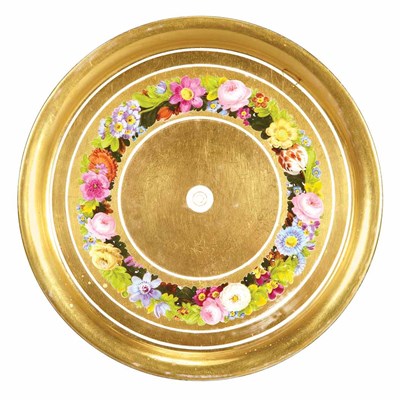 Lot 1260 - French Porcelain Teapot Stand Late 18th...