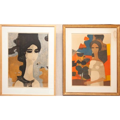 Lot 92 - Andre Minaux [IMAGES OF WOMEN] Two color...